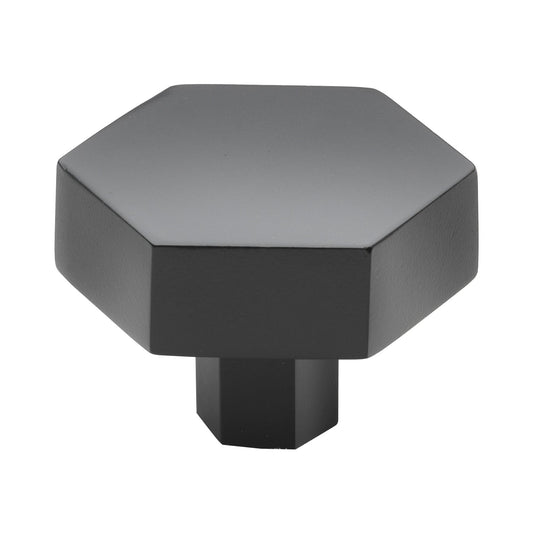 1 1/2" (38mm) Solid Hexagon Cabinet Knob