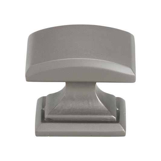 1 1/4" (32mm) Domed Convex Square Cabinet Knob