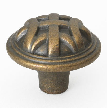 1 1/4" (32mm) Round Braided Cabinet Knob