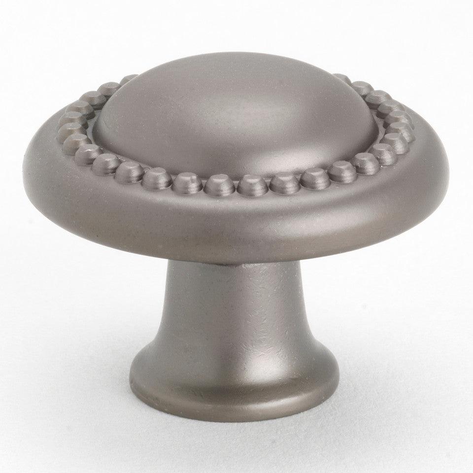 1 1/4" (32mm) Transitional Round Beaded Cabinet Knob