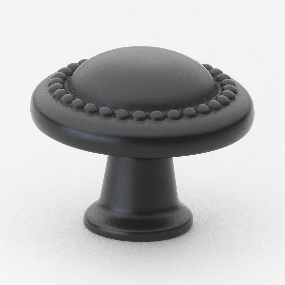 1 1/4" (32mm) Transitional Round Beaded Cabinet Knob