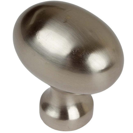 1 1/8" (28.5mm) Classic Oval Cabinet Knob