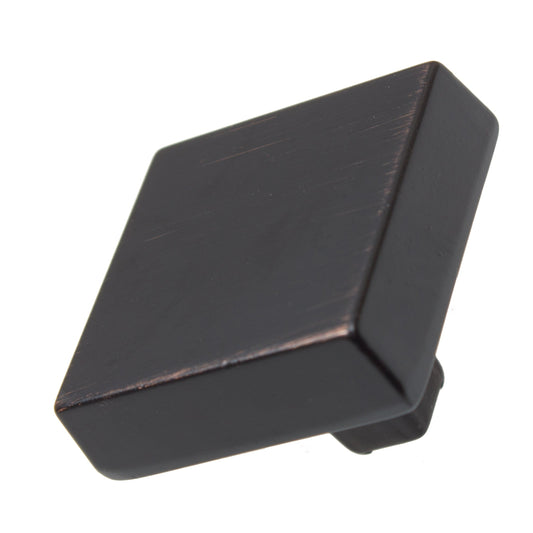 1 1/8" (28.5mm) Modern Square Cabinet Knob