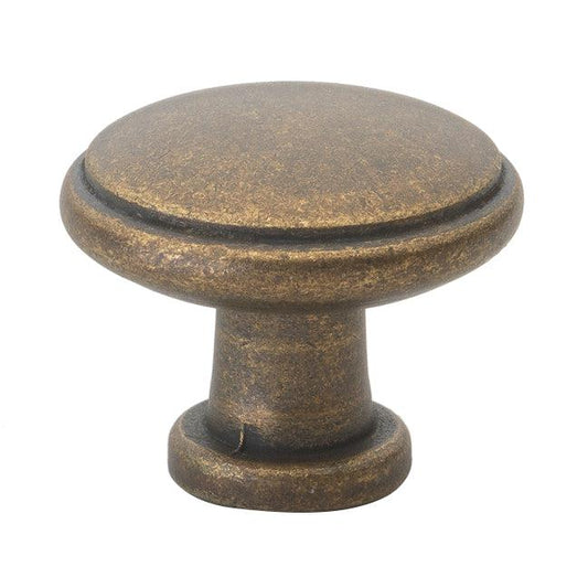 1 1/8" (28.5mm) Round Ring Classic Cabinet Knob