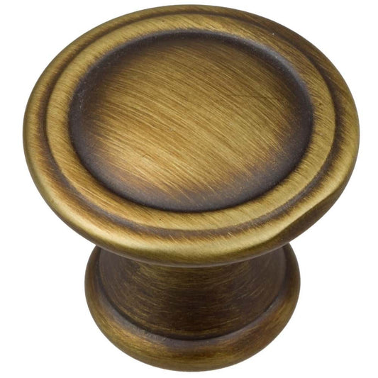 1" (25mm) Classic Reeded Round Cabinet Knob