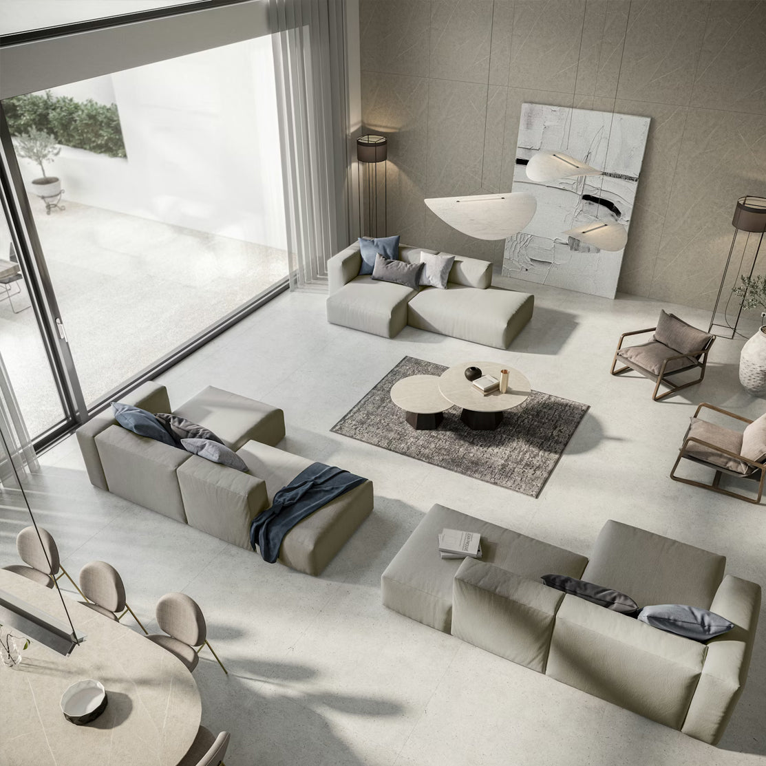 Cosentino Dekton Pietra Collection Sandik Matte 126" x 56" Dekton Slab