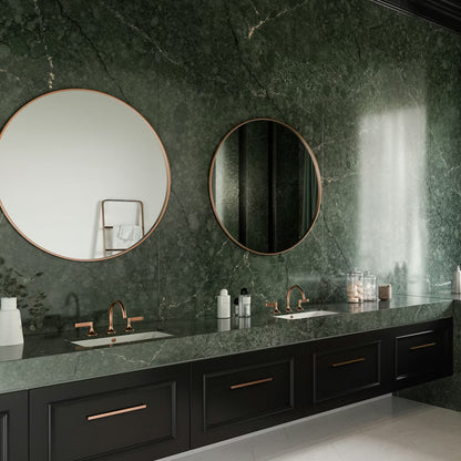 Cosentino Silestone Le Chic Collection Jardin Emerald 128" x 62" Polished Quartz Slab