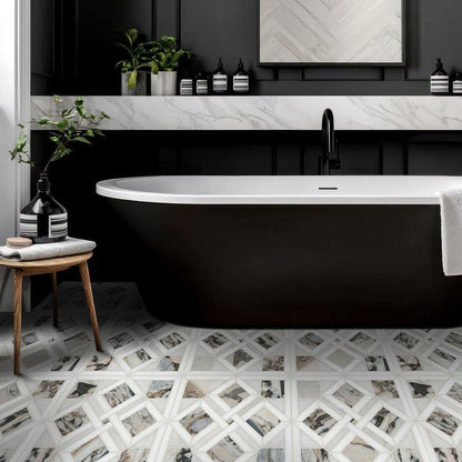 MSI Tessere Pattern 12" x 12" Polished Marble Mosaic Tile