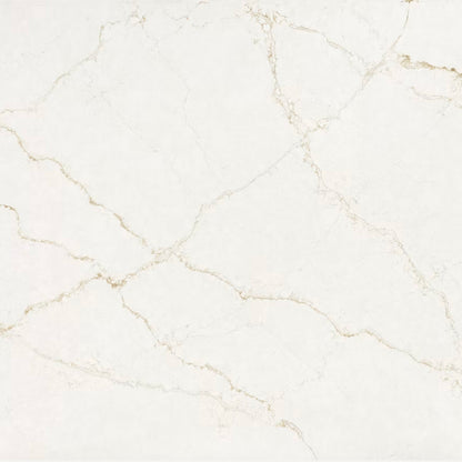 Cosentino Silestone Le Chic Collection Blanc Élyseé 128" x 62" Polished Quartz Slab
