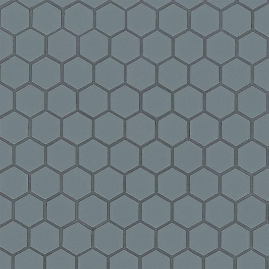 MSI Cielo Azul Hexagon (1.5" pieces) 10.5" x 10.5" Polished Porcelain Mosaic Tile