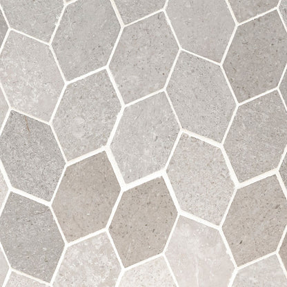 MSI Lily Pad 11.75" x 12" Honed Limestone Mosaic Tile
