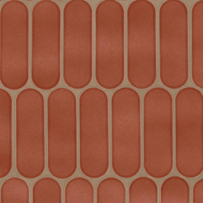MSI Terra Ellipse 11.75" x 12" Polished Recycled Glass Mosaic Tile