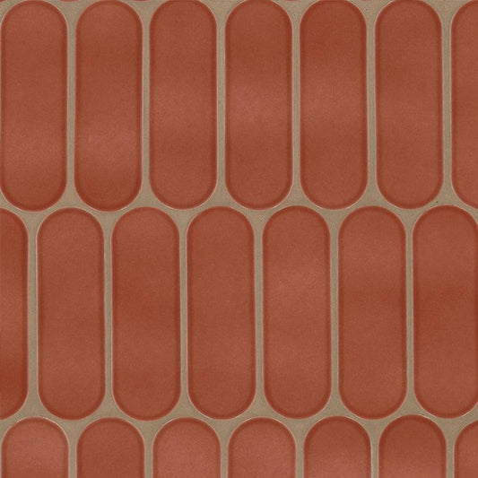 MSI Terra Ellipse 11.75" x 12" Polished Recycled Glass Mosaic Tile