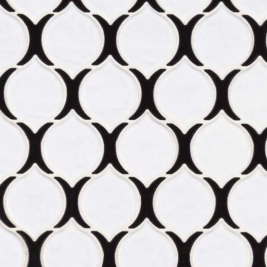 MSI Teardrop Tuxe 11.5" x 11.75" Polished Porcelain Mosaic Tile