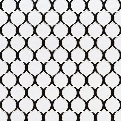 MSI Teardrop Tuxe 11.5" x 11.75" Polished Porcelain Mosaic Tile