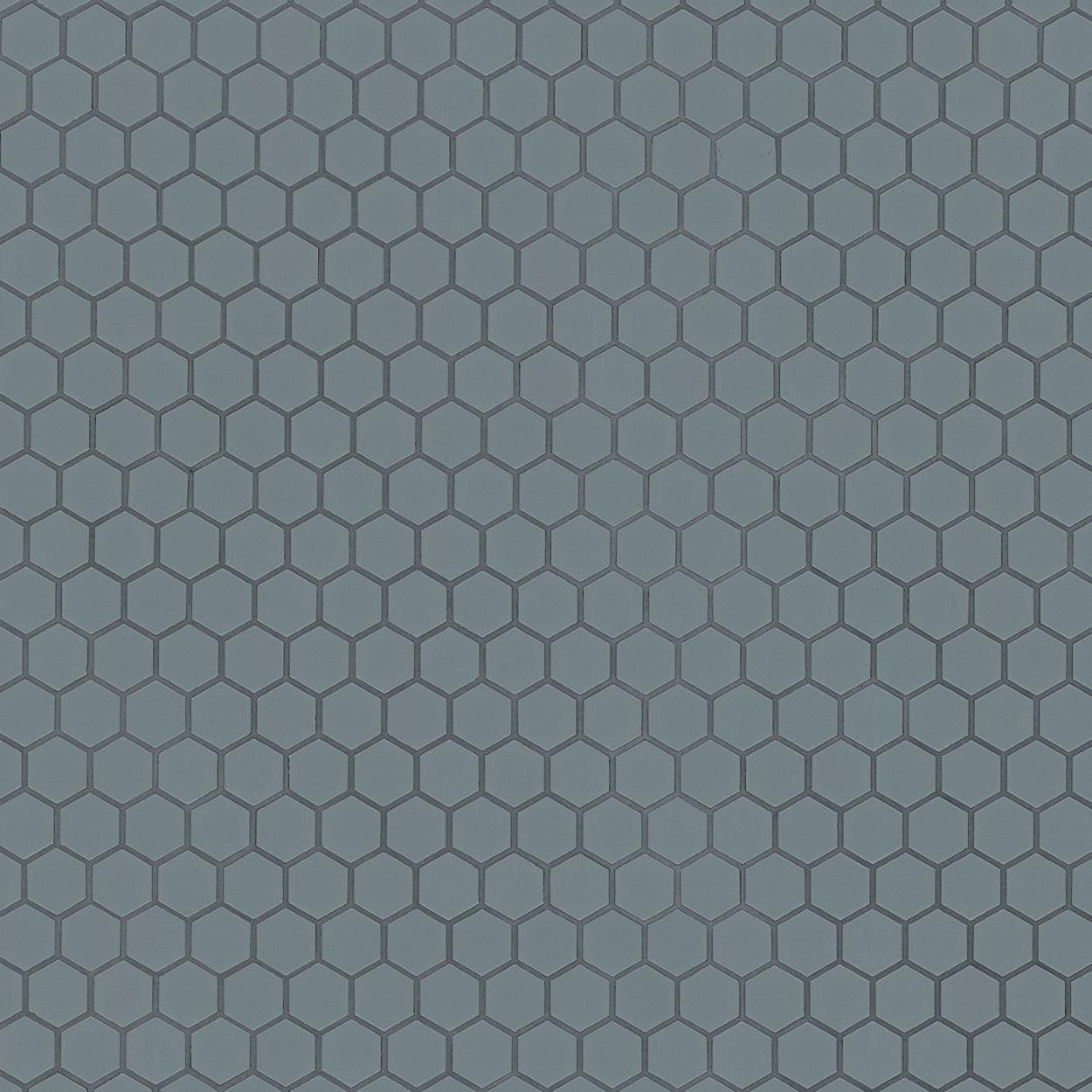 MSI Cielo Azul Hexagon (1.5" pieces) 10.5" x 10.5" Polished Porcelain Mosaic Tile