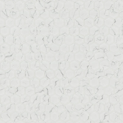 MSI Carrara Hexagon (2" Pieces) 12" x 12" Matte Porcelain Mosaic Tile