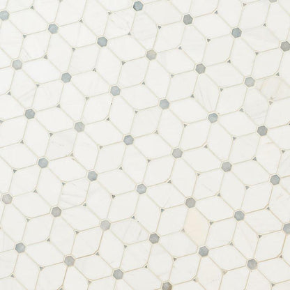 MSI Cecily Grigio 11.5" x 11.75" Polished Marble Mosaic Tile