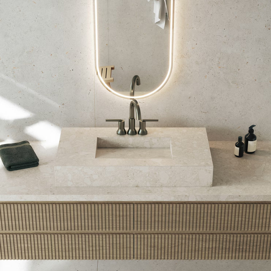 Cosentino Dekton Pietra Collection Ava Matte 126" x 56" Dekton Slab