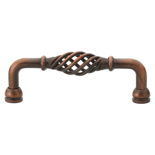 3 3/4" (96mm) Center to Center Classic Twisted Birdcage Pull Cabinet Handle