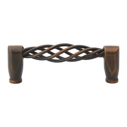 3 3/4" (96mm) Center to Center Twisted Birdcage Pull Cabinet Handle