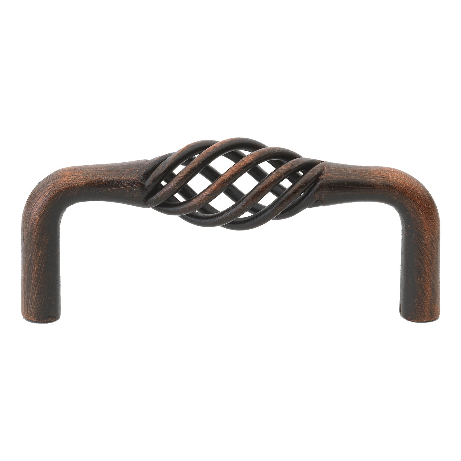 3" (76mm) Center to Center Twisted Birdcage Pull Cabinet Handle