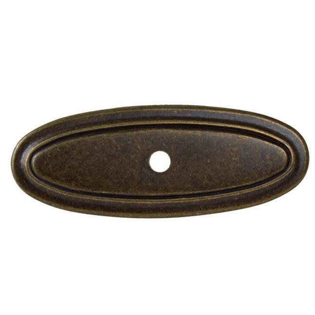 3" (76mm) Classic Thin Oblong Cabinet Hardware Backplate