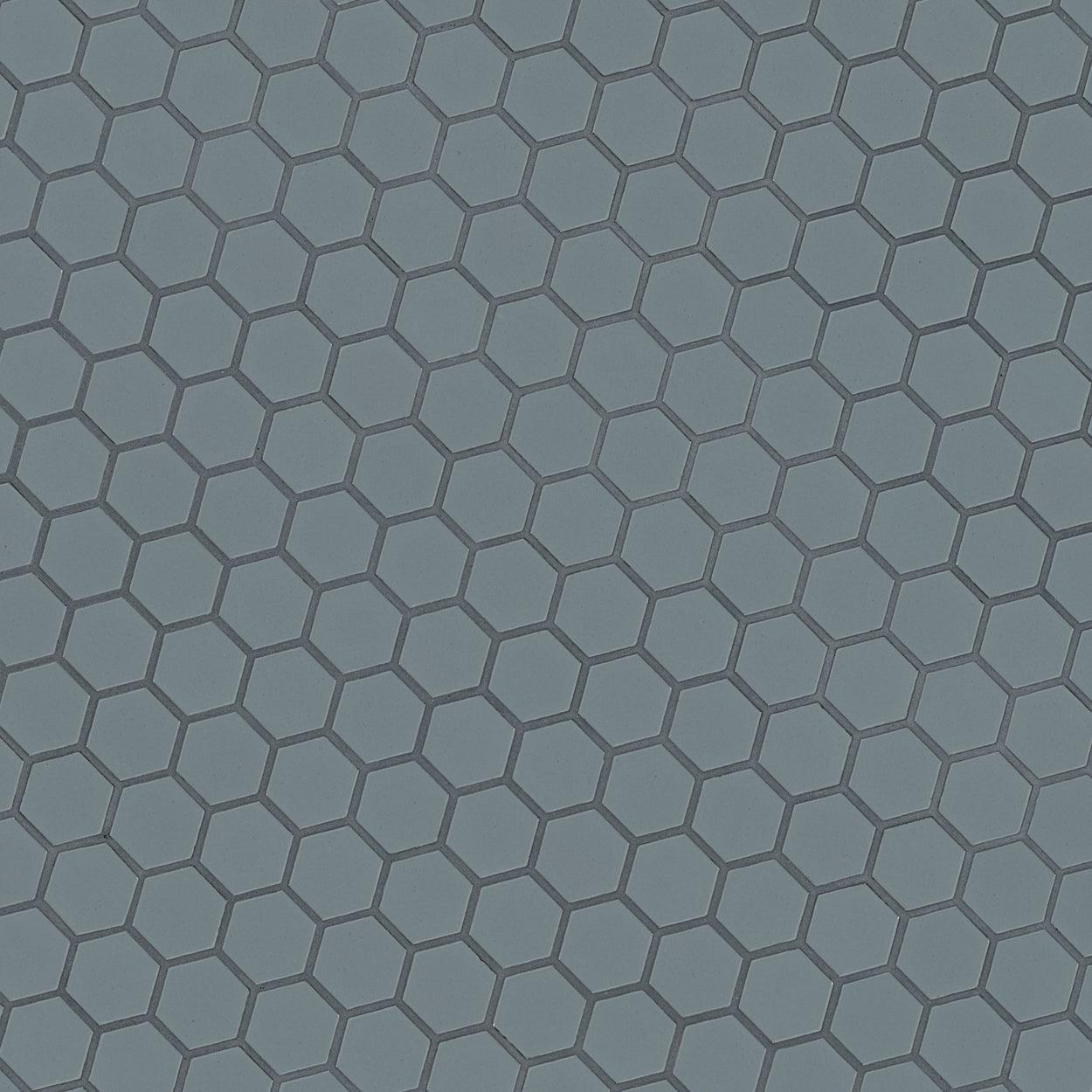 MSI Cielo Azul Hexagon (1.5" pieces) 10.5" x 10.5" Polished Porcelain Mosaic Tile