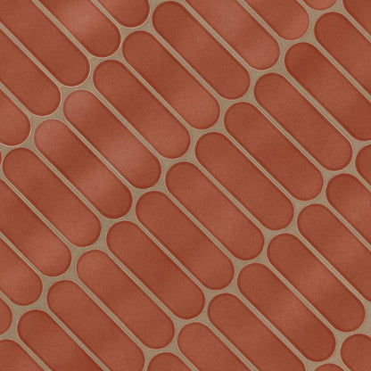 MSI Terra Ellipse 11.75" x 12" Polished Recycled Glass Mosaic Tile
