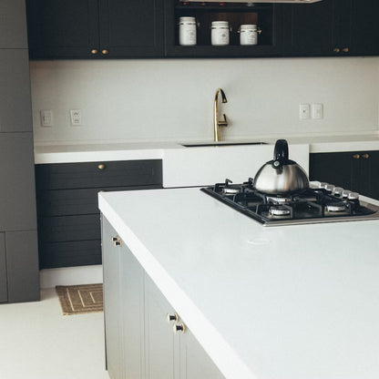 Cosentino Silestone Mythology Collection White Zeus 128" x 62" Polished or Suede Finish Quartz Slab