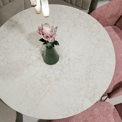 Cosentino Silestone Le Chic Collection Riviére Rose 128" x 62" Polished Quartz Slab