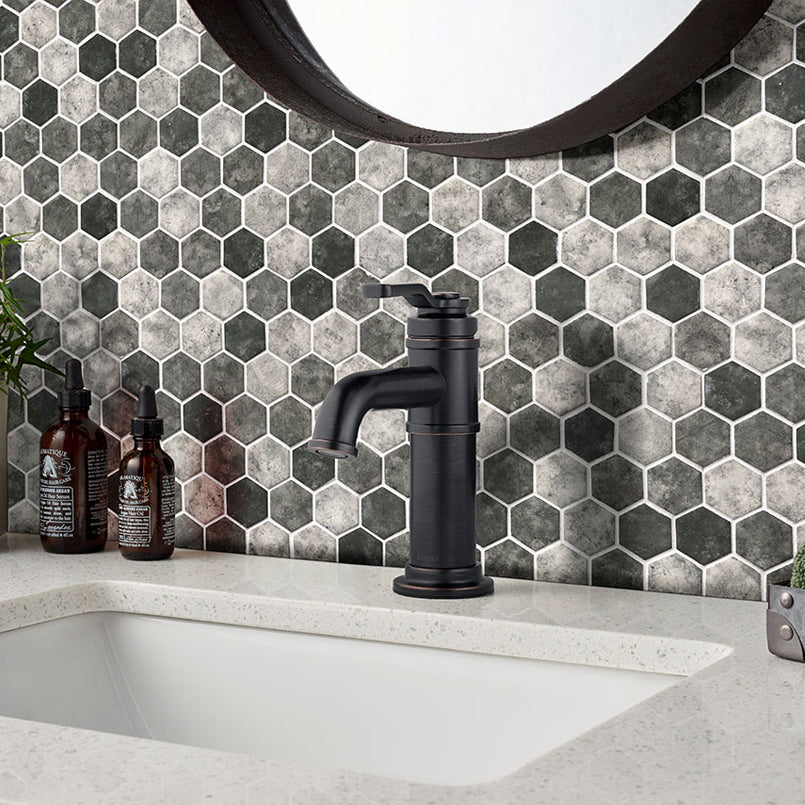MSI Urban Tapestry Hexagon (2" Pieces) 11.75" x 12" Matte Recycled Glass Mosaic Tile