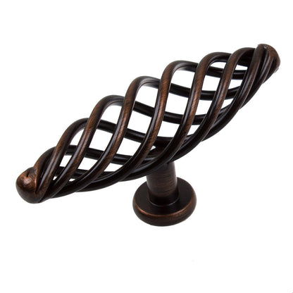 4" (101.5mm) Classic Oval Twisted Birdcage Cabinet Knob