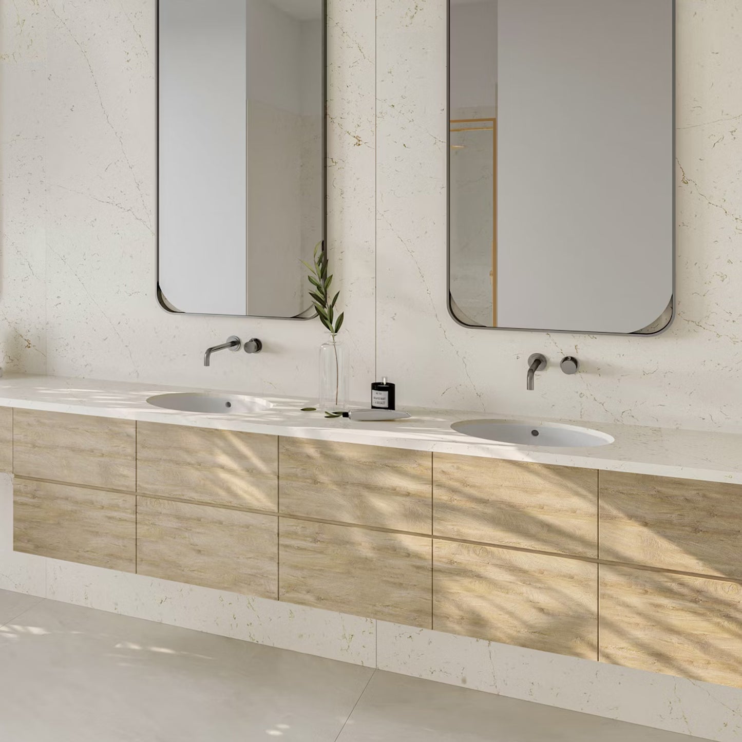 Cosentino Silestone Suma Collection Persian White 128" x 62" Polished Quartz Slab