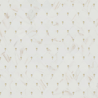 MSI Citadel Gold Trident 11" x 11" Recycled Glass Mosaic Tile