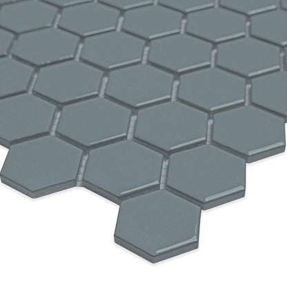 MSI Cielo Azul Hexagon (1.5" pieces) 10.5" x 10.5" Polished Porcelain Mosaic Tile