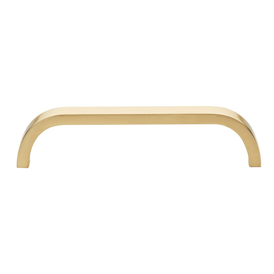 5 1/16" (128mm) Center to Center Curved Bar Pull Cabinet Handle