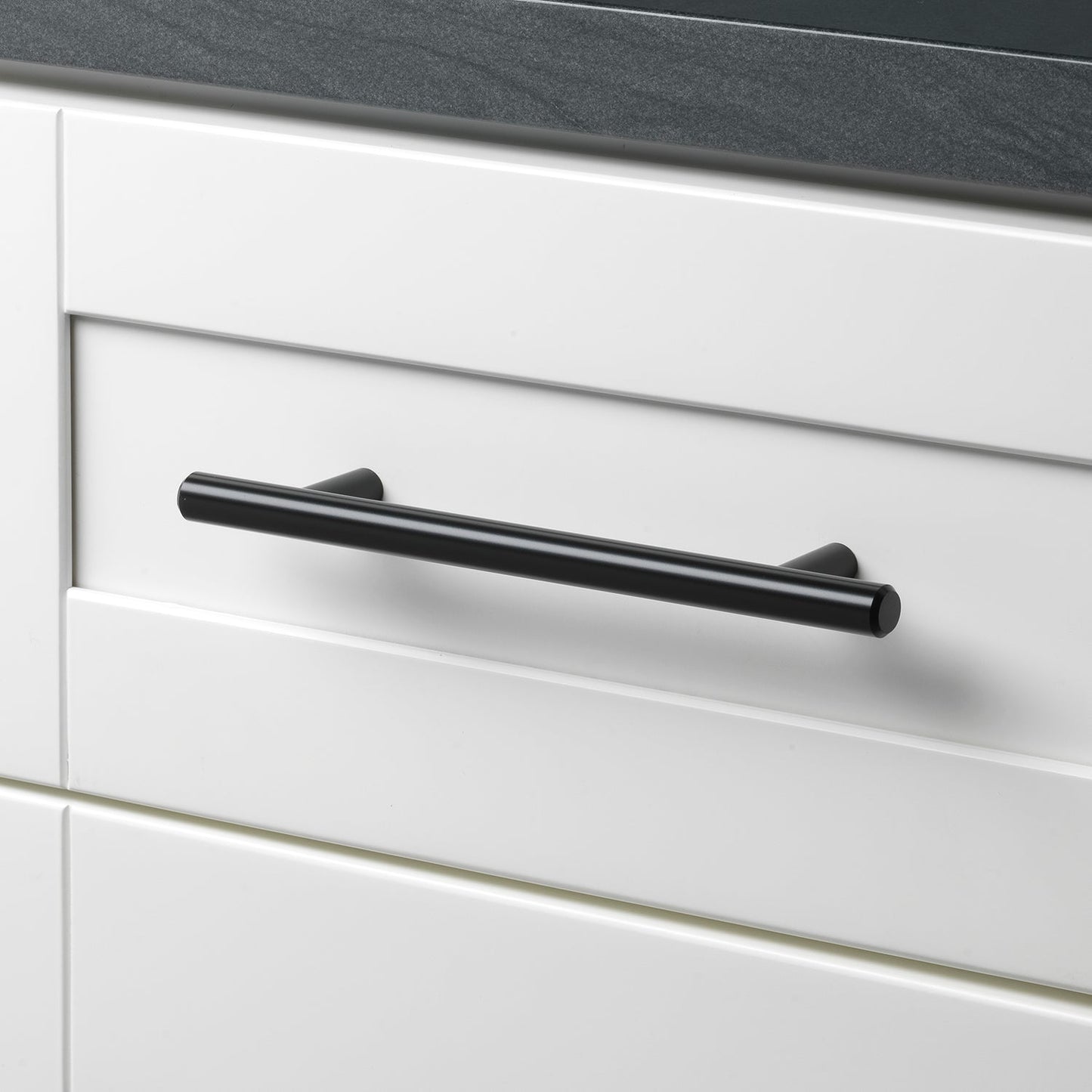 5 1/16" (128mm) Center to Center Solid Steel Bar Pull Cabinet Handle