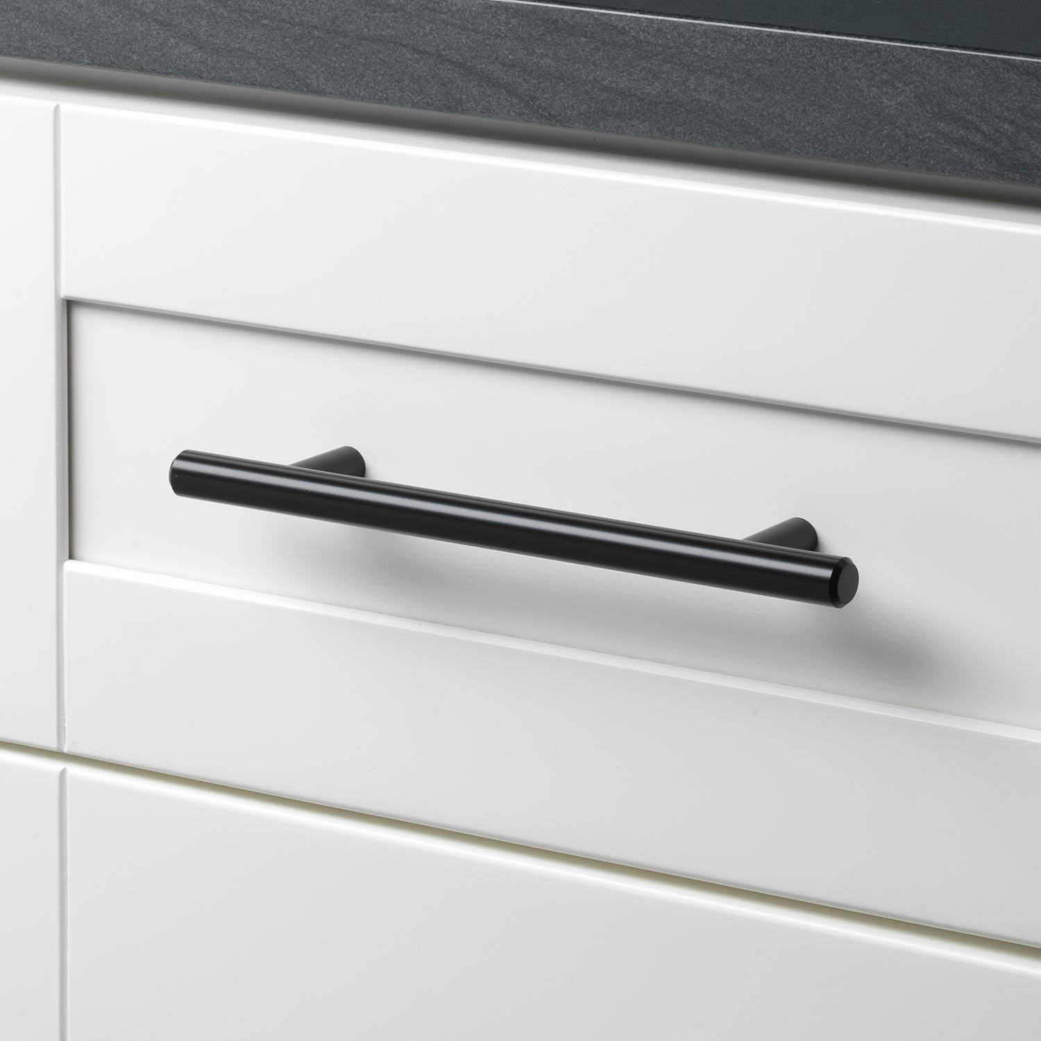 5 1/16" (128mm) Center to Center Solid Steel Bar Pull Cabinet Handle