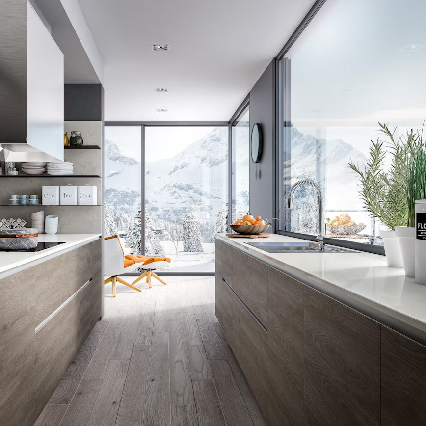 Cosentino Silestone Mythology Collection White Zeus 128" x 62" Polished or Suede Finish Quartz Slab