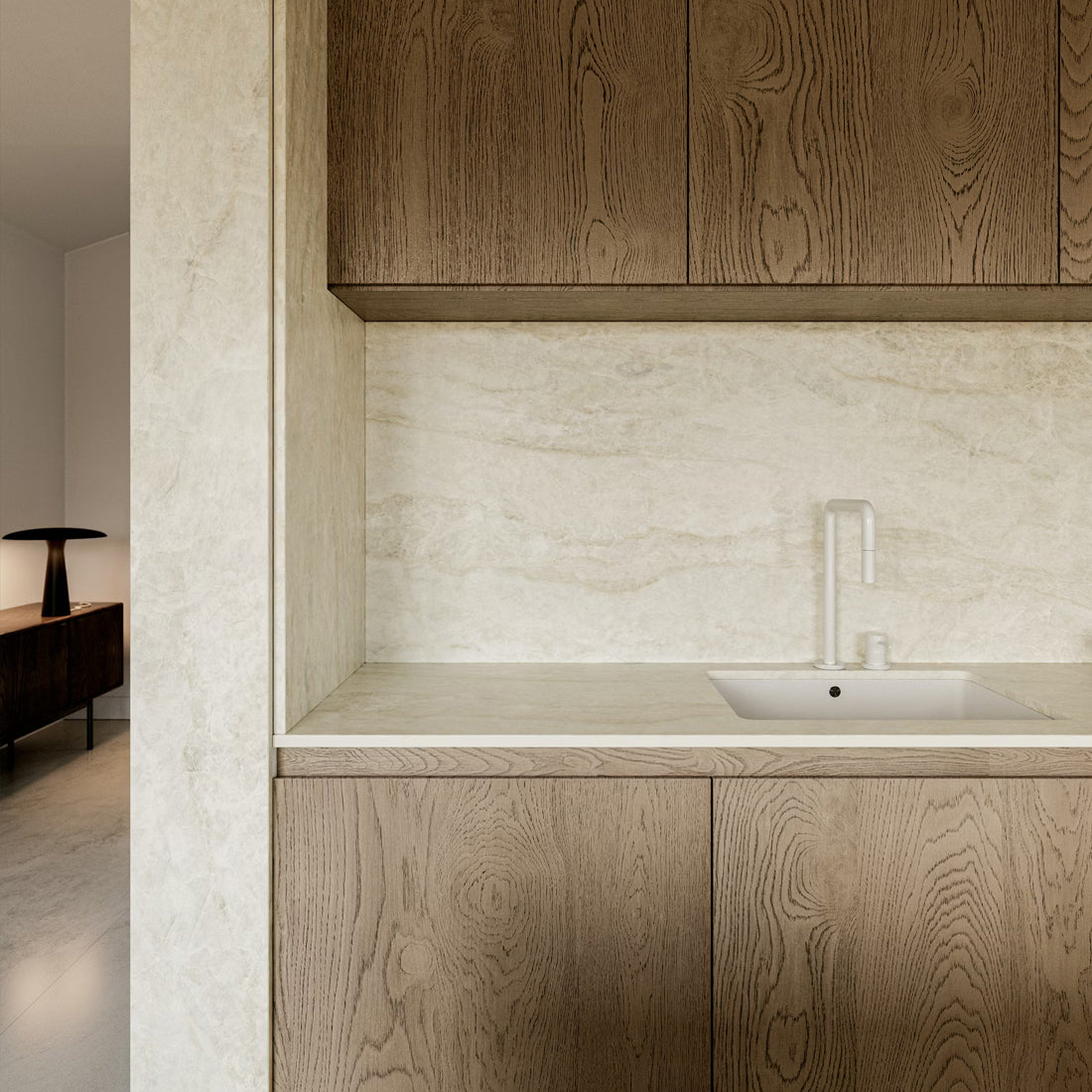 Cosentino Dekton Natural Collection Nara Matte 130" x 64" Dekton Slab