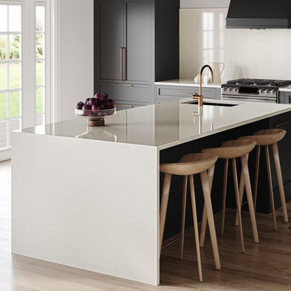 Cosentino Silestone Suma Collection Linen Cream Polished 128" x 62" Quartz Slab