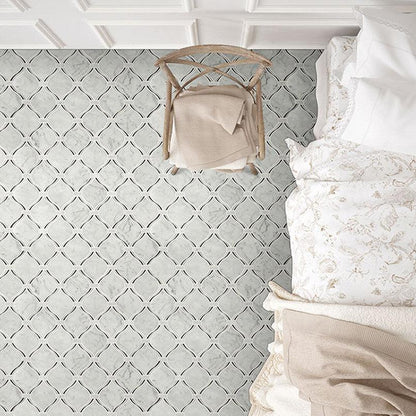 MSI Danza Arabesue (0.78 Square Feet Per Sheet) Polished Marble Mosaic Tile