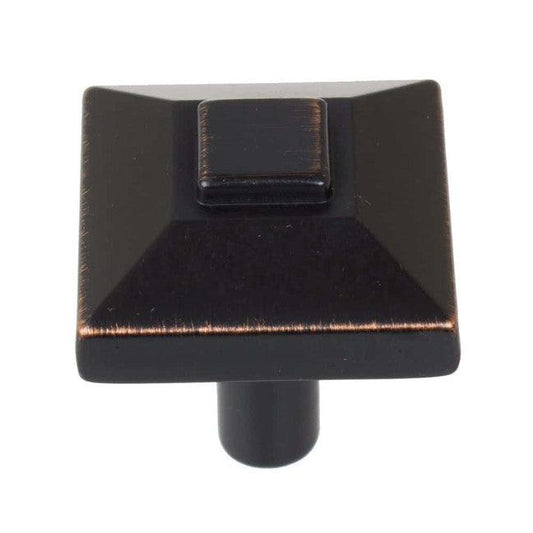 7/8" (22mm) Classic Square Pyramid Cabinet Knob