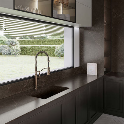 Cosentino Silestone Le Chic Collection Château Brown 128" x 62" Polished Quartz Slab