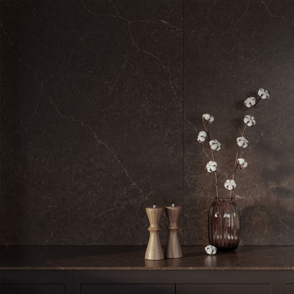 Cosentino Silestone Le Chic Collection Château Brown 128" x 62" Polished Quartz Slab