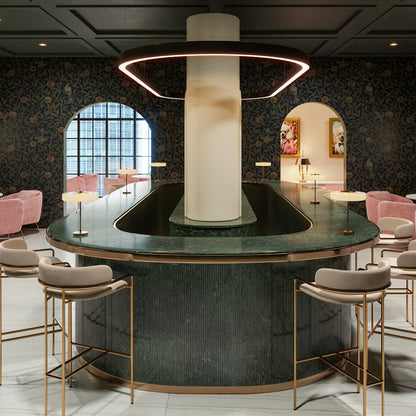 Cosentino Silestone Le Chic Collection Jardin Emerald 128" x 62" Polished Quartz Slab