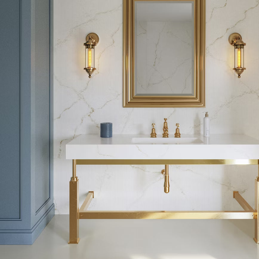 Cosentino Silestone Le Chic Collection Blanc Élyseé 128" x 62" Polished Quartz Slab