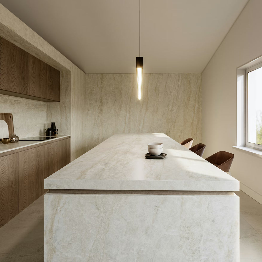 Cosentino Dekton Natural Collection Nara Matte 130" x 64" Dekton Slab