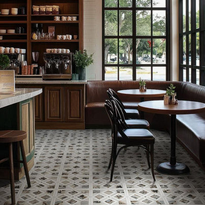 MSI Tessere Pattern 12" x 12" Polished Marble Mosaic Tile